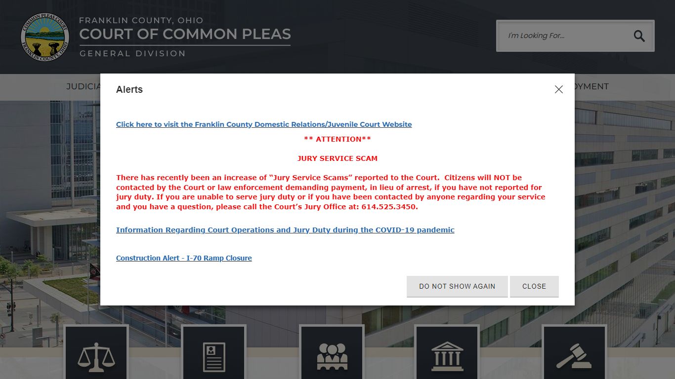Franklin Court of Common Pleas | Official Website